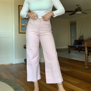 Levi’s rib cage wide leg crop